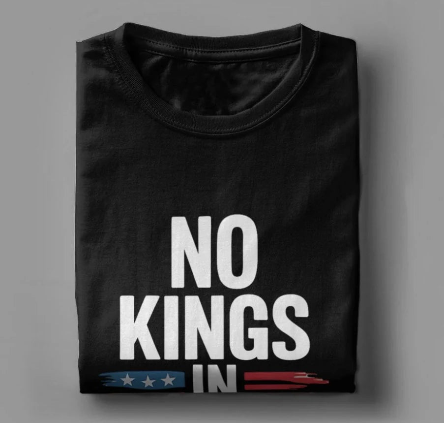 Men's T-shirts No Kings In America Since 1776 Vintage Us Flag 4th Of July T-shirt