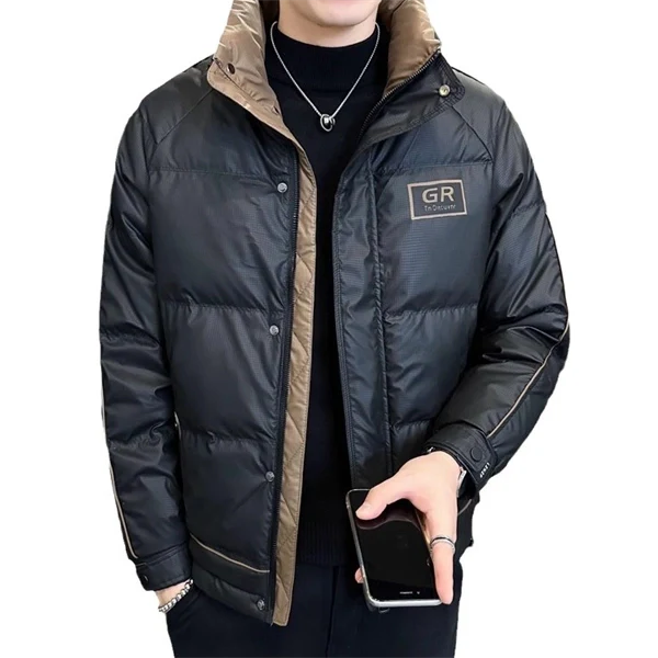 Thick Insulated Men's Down Jacket - Warm Winter Outerwear