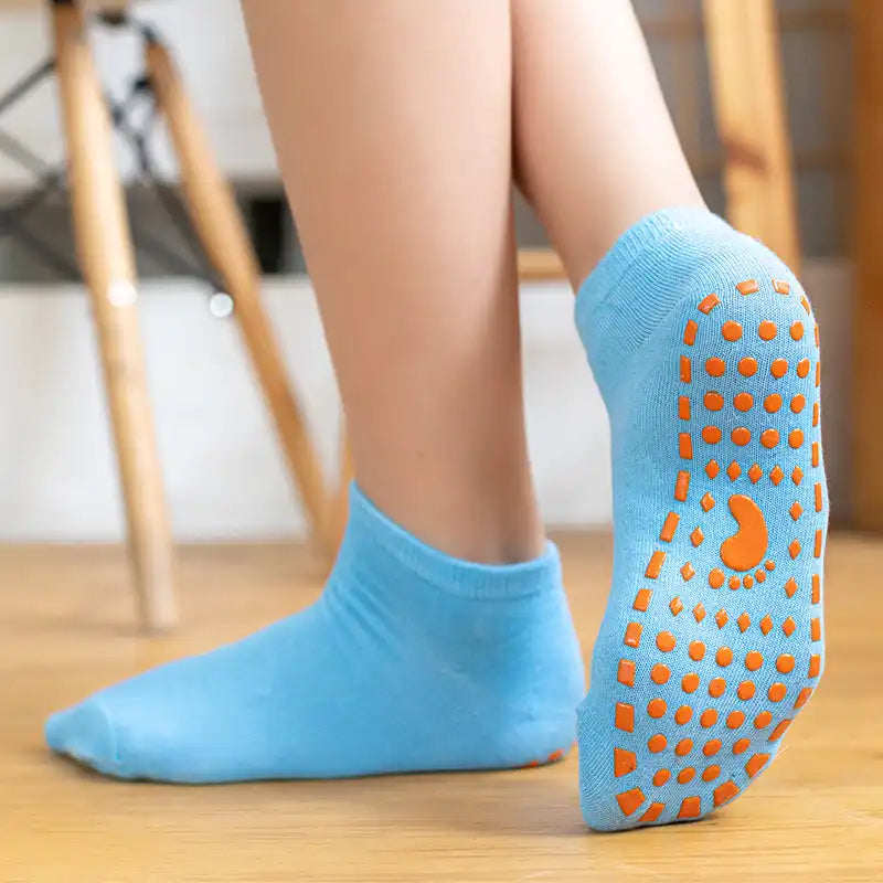 Toddler Safety Socks - Silicone-Grip Indoor/Trampoline Socks (Baby to Adult Sizes)