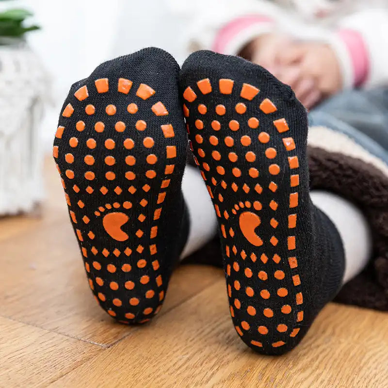 Toddler Safety Socks - Silicone-Grip Indoor/Trampoline Socks (Baby to Adult Sizes)