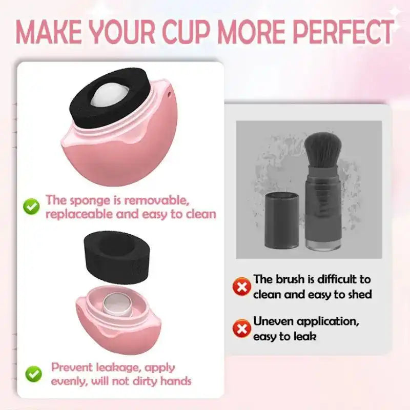 Travel Sunscreen Rollerball & Sponge Applicator - Detachable, Kid-Safe