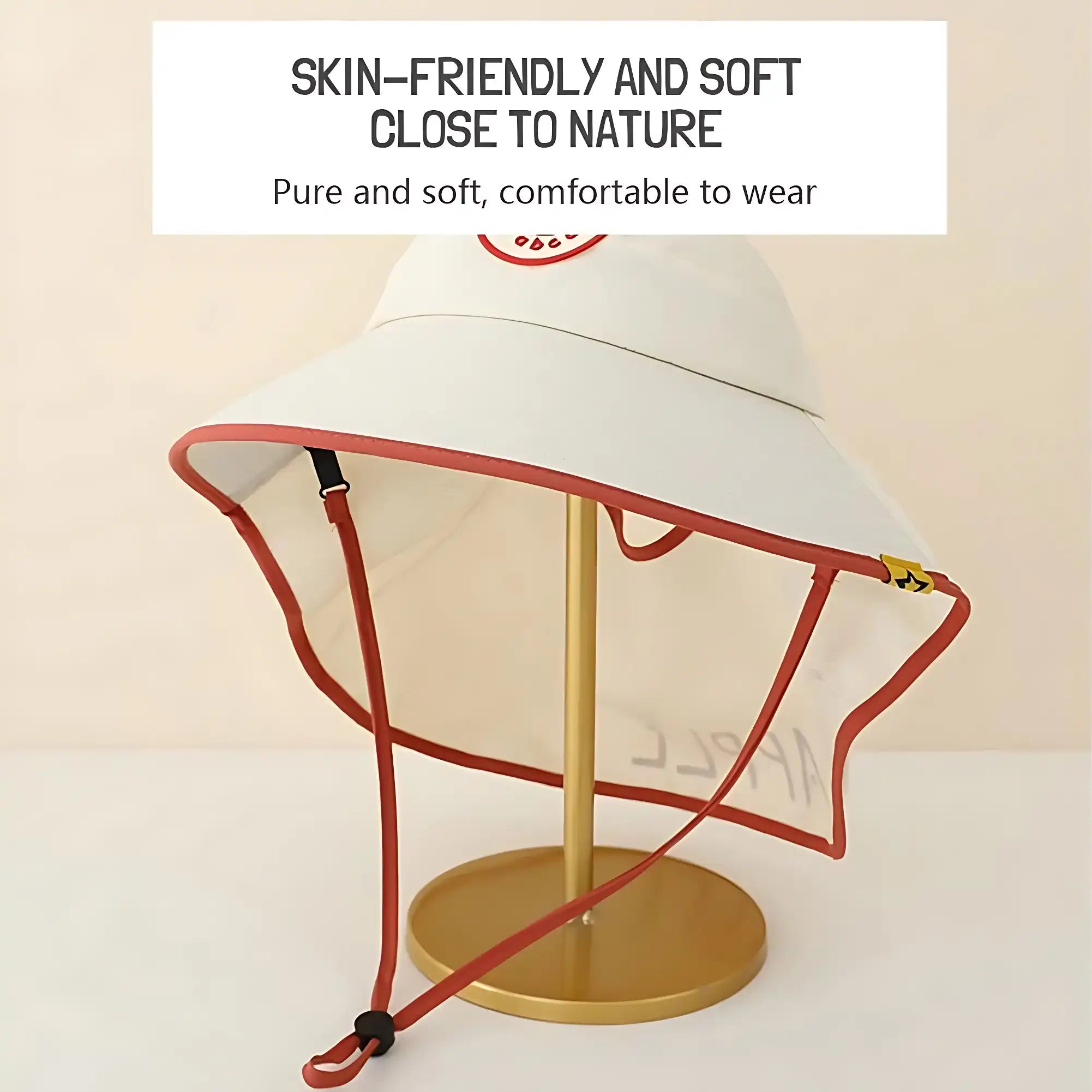 UPF 50+ Kids' Cartoon Sun Hat with Cape(Ages 2-12)