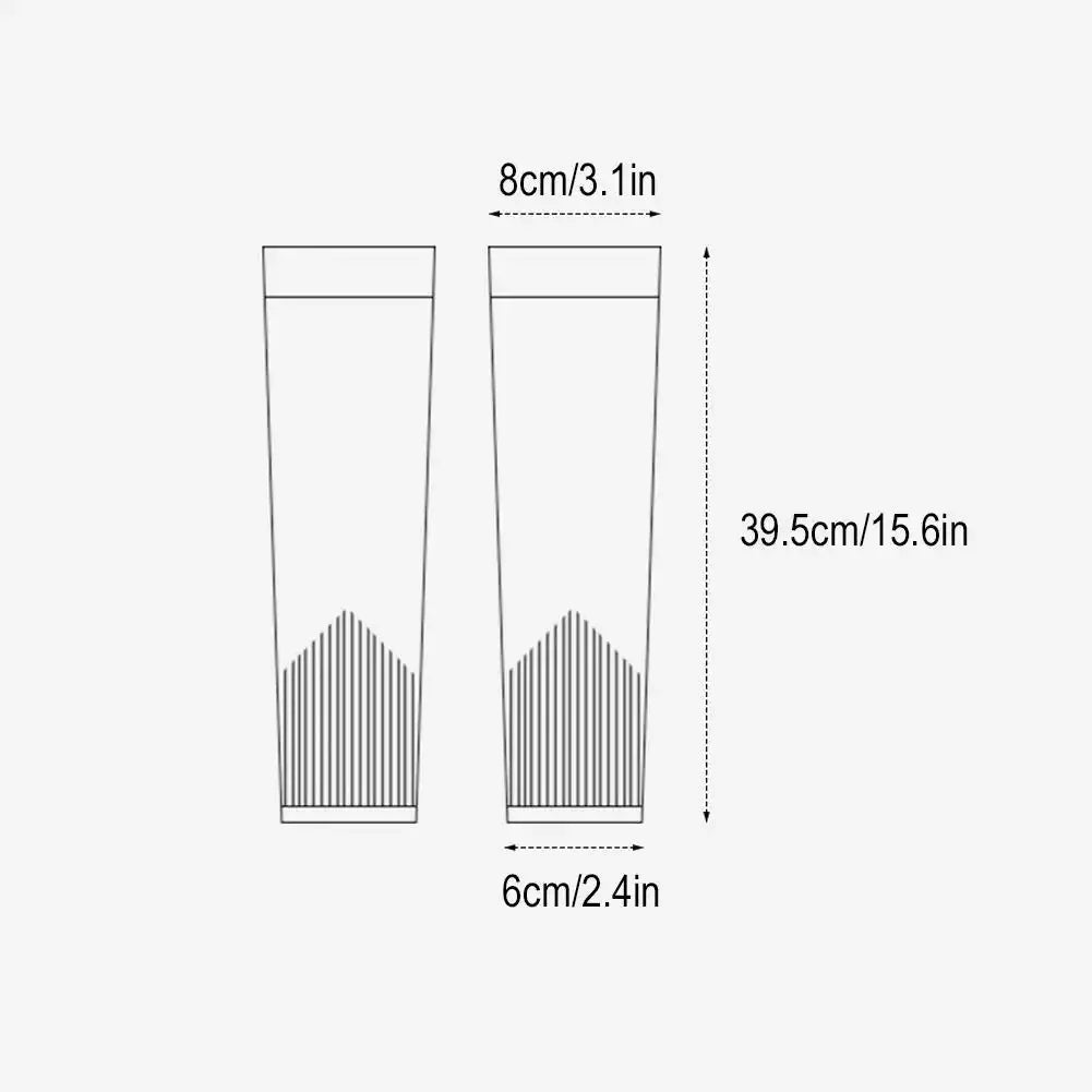 UPF 50+ Plus Size Cooling Sleeves for Cycling, Golf, Basketball, Fishing and Driving