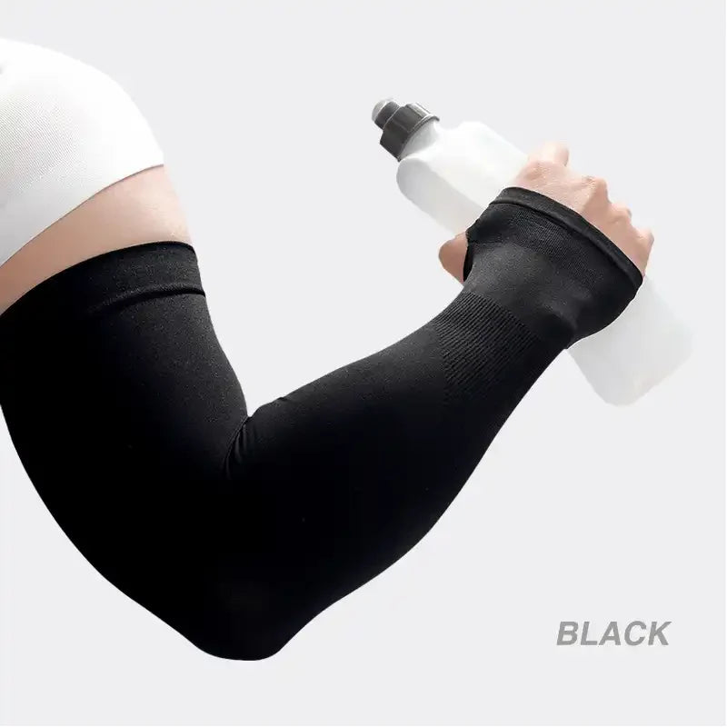 UPF 50+ Plus Size Cooling Sleeves for Cycling, Golf, Basketball, Fishing and Driving