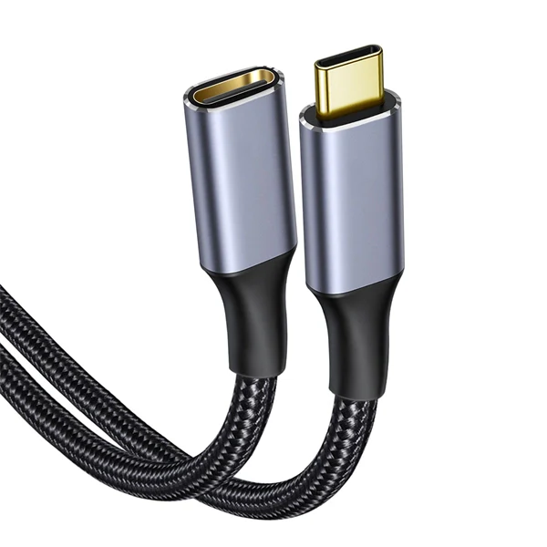 USB-C 3.1 Extension Cable – Male to Female Charging & Data Transfer Cord