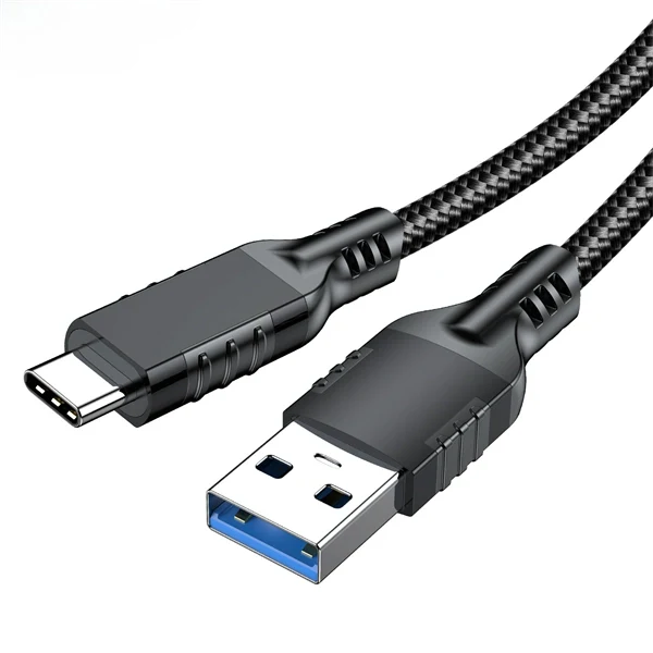 USB 3.2 to USB-C Data Cable – 10Gbps High-Speed USB to Type-C for HDD, CarPlay & 3A Fast Charging
