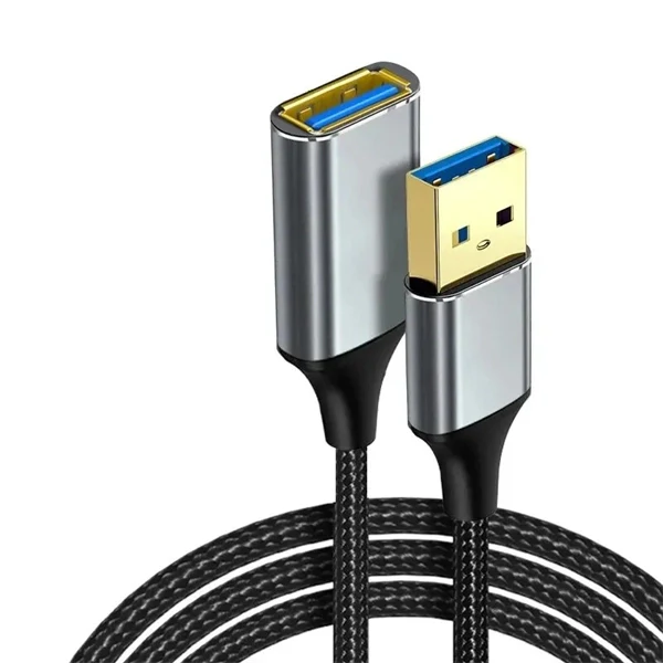 USB 3.0 Male to Female Extension Cable – High-Speed Data & Charging for Laptops, TVs, PS4, and USB Devices