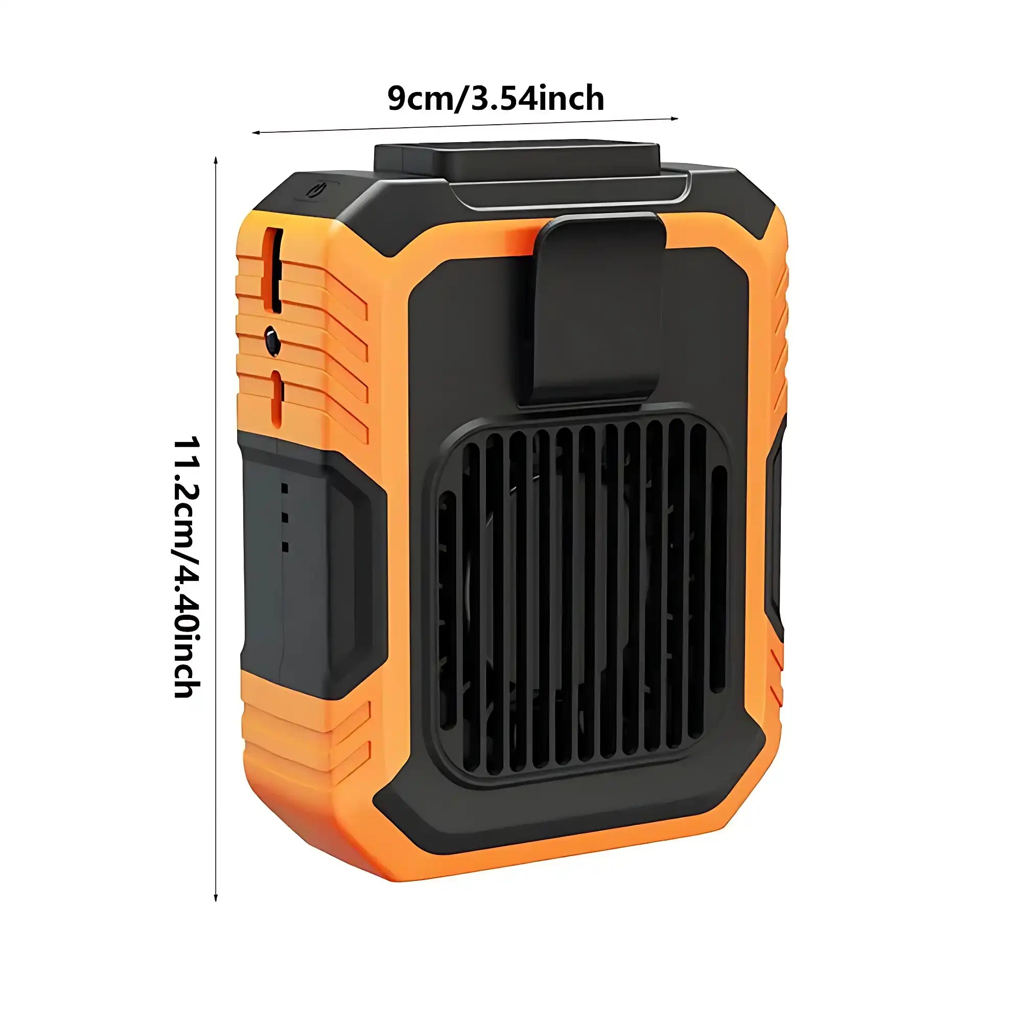 Ultra-Portable Waist Fan - Rechargeable 3-Speed Cooling, Doubles as Power Bank