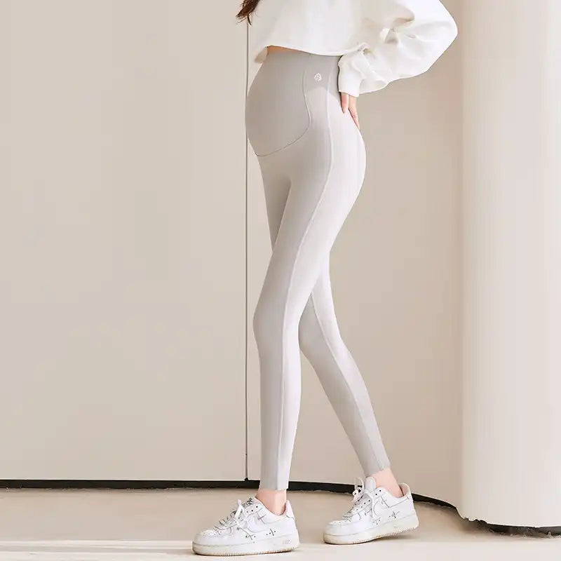 Ultra-Soft Sculpting Maternity Leggings | High Waist Support & Lift (Ankle, 9th Month Fit)