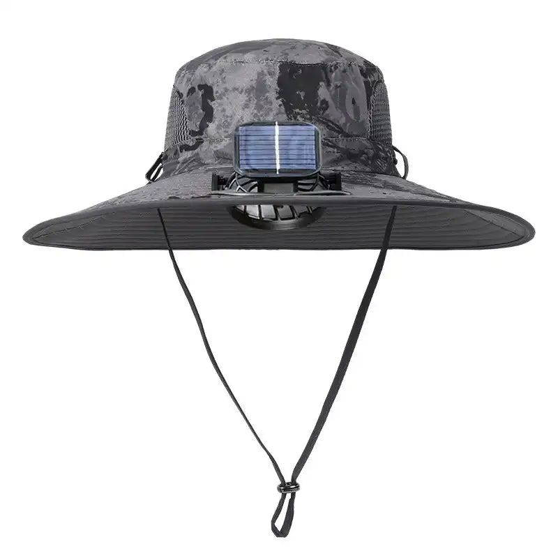 Ultralight Solar Fan Outdoor Hat for Camping, Hiking, Cycling, Best Father’s Day Gift for Dad or Husband