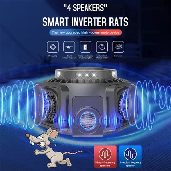 Ultrasonic Mice Repeller Ultrasonic Rodent Repeller – Get Rid Of Mice in 48 Hours