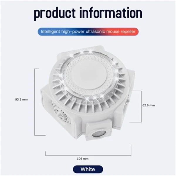 Ultrasonic Mice Repeller Ultrasonic Rodent Repeller – Get Rid Of Mice in 48 Hours