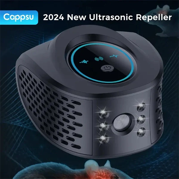 Ultrasonic Rodent Repeller – High-Power Pest Control Device for Mice, Rats, Insects – Indoor Electronic Mouse Repellent
