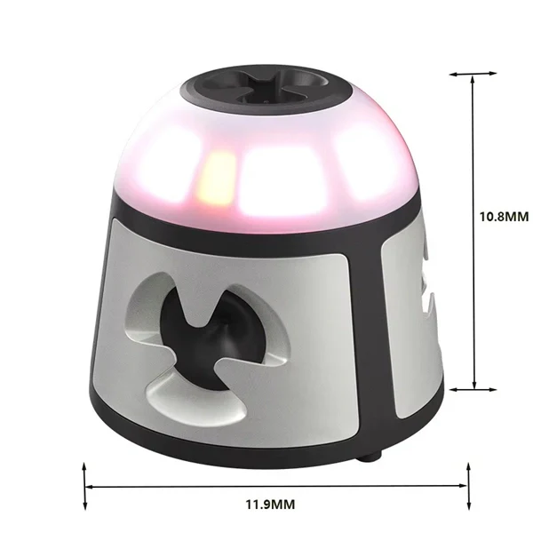 360° Ultrasonic Rodent Repeller – 4-Mode Mouse & Rat Deterrent with Flashing Lights & Alarm, Indoor Pest Control for Mice, Cockroaches, Ants, Spiders