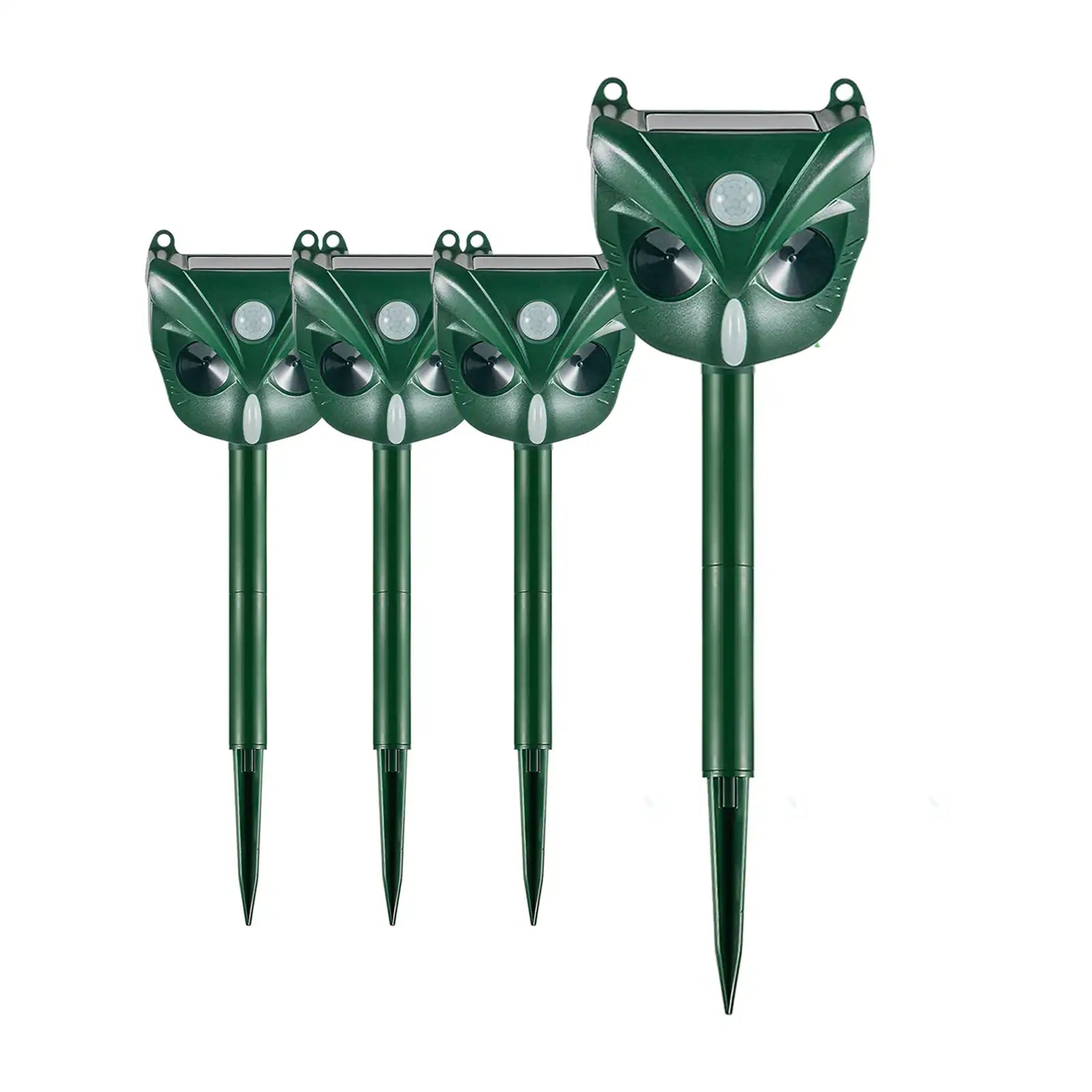 Ultrasonic Solar Yard Animal Repeller with Motion Sensor and Flash Light - For Rodents Squirrel Dogs