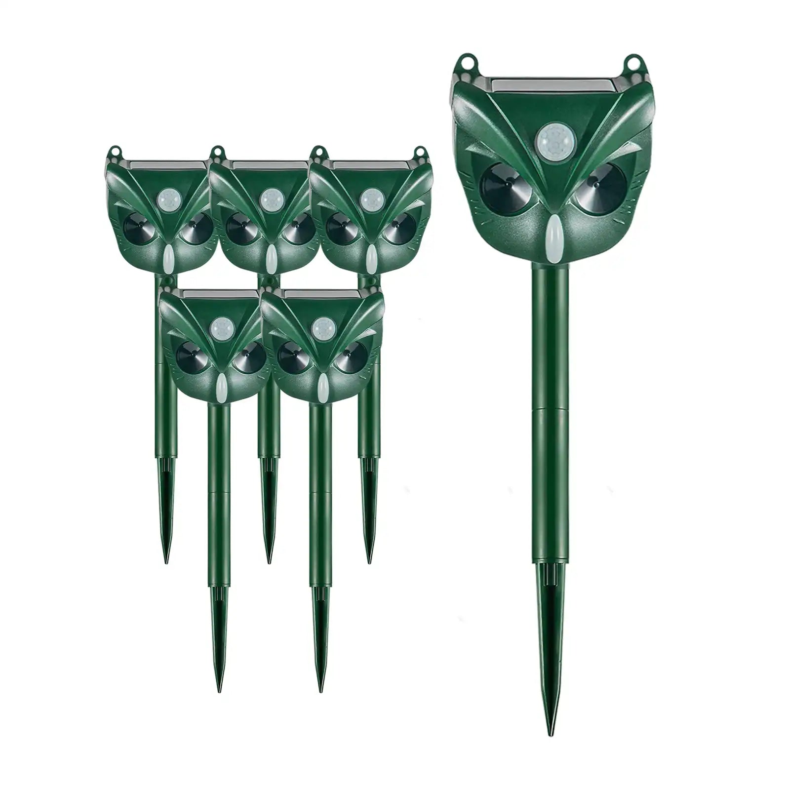 Ultrasonic Solar Yard Animal Repeller with Motion Sensor and Flash Light - For Rodents Squirrel Dogs