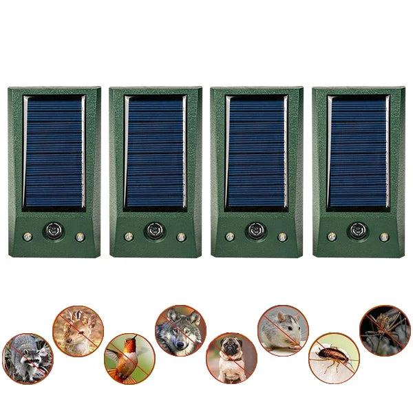 Ultrasonic Mice Repeller Outdoor LED Red and White Flashing Bird Repeller Ultrasonic Dog Repeller Cat Repeller