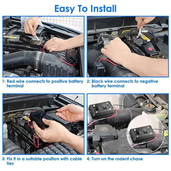 Under-Hood Ultrasonic Mice Repeller for Cars – Get Rid Of Mice in 48 Hours