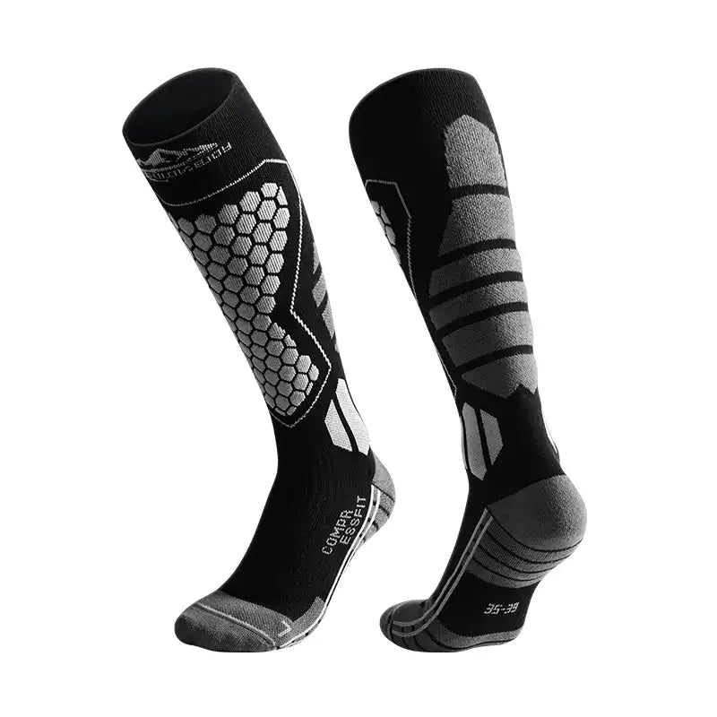 Unisex Anti-Sprain Long Wool Ski Socks