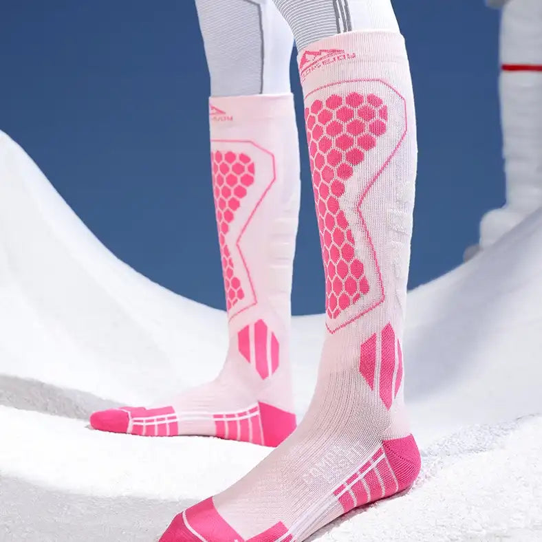 Unisex Anti-Sprain Long Wool Ski Socks