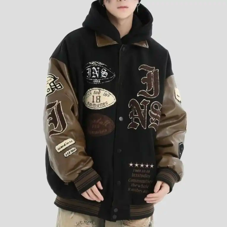 Unisex Embroidered Racing Jacket | Oversized Moto Style