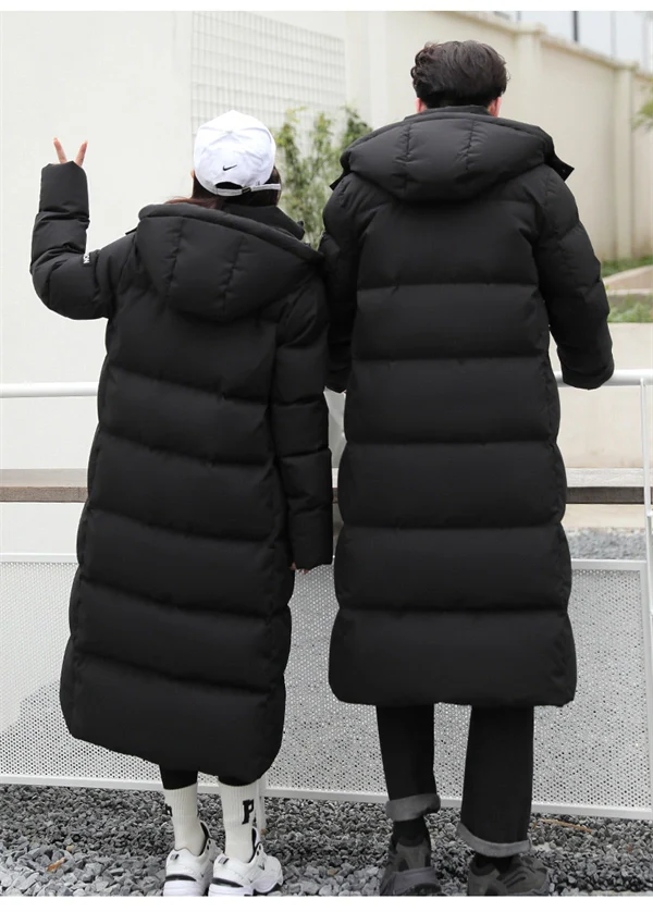 Unisex Long Down Puffer Coat - Extra Warm & Stylish Winter Jacket