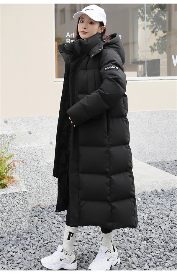 Unisex Long Down Puffer Coat - Extra Warm & Stylish Winter Jacket