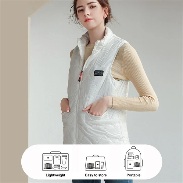 Women's 15 Heat Zones USB Heated Vest