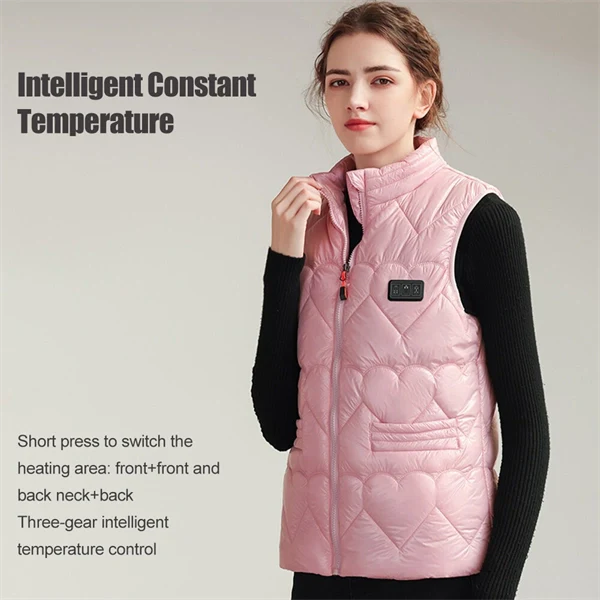 Women's 15 Heat Zones USB Heated Vest