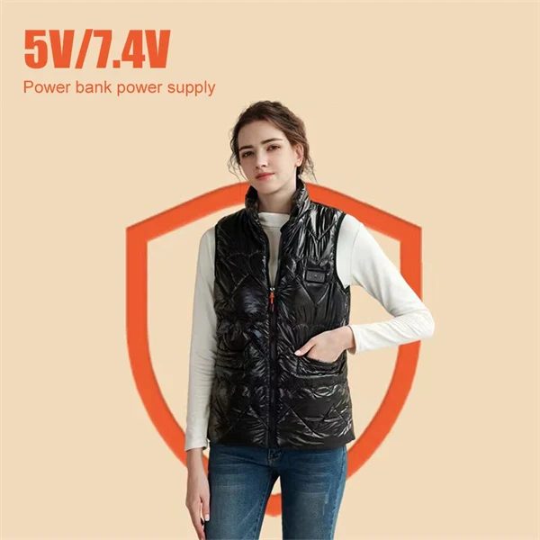 Women's 15 Heat Zones USB Heated Vest