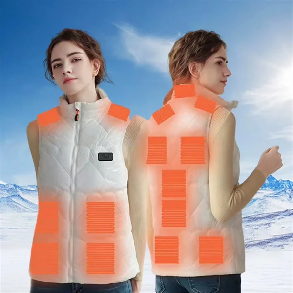 Women's 15 Heat Zones USB Heated Vest