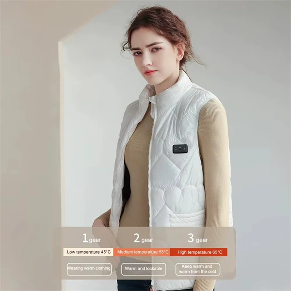Women's 15 Heat Zones USB Heated Vest