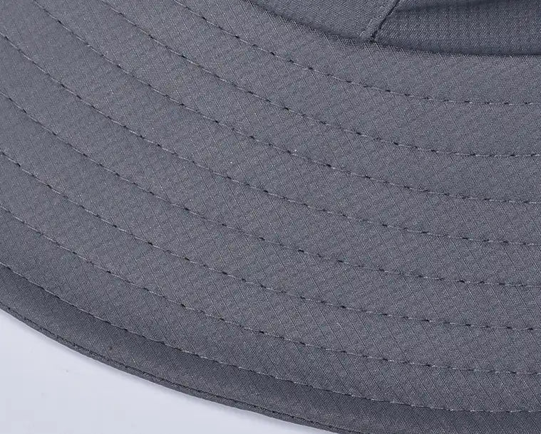 Unisex Wide Brim Bucket Hat - UV Protection, Breathable for Summer, Fishing, Hiking, Beach