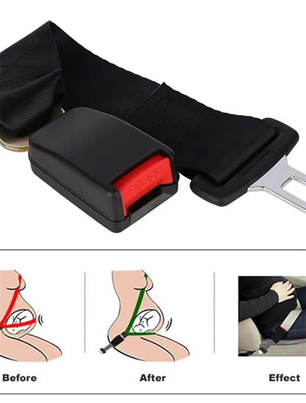 Universal Seat Belt Extender – Comfort & Safety for Pregnancy, Plus Size, and More