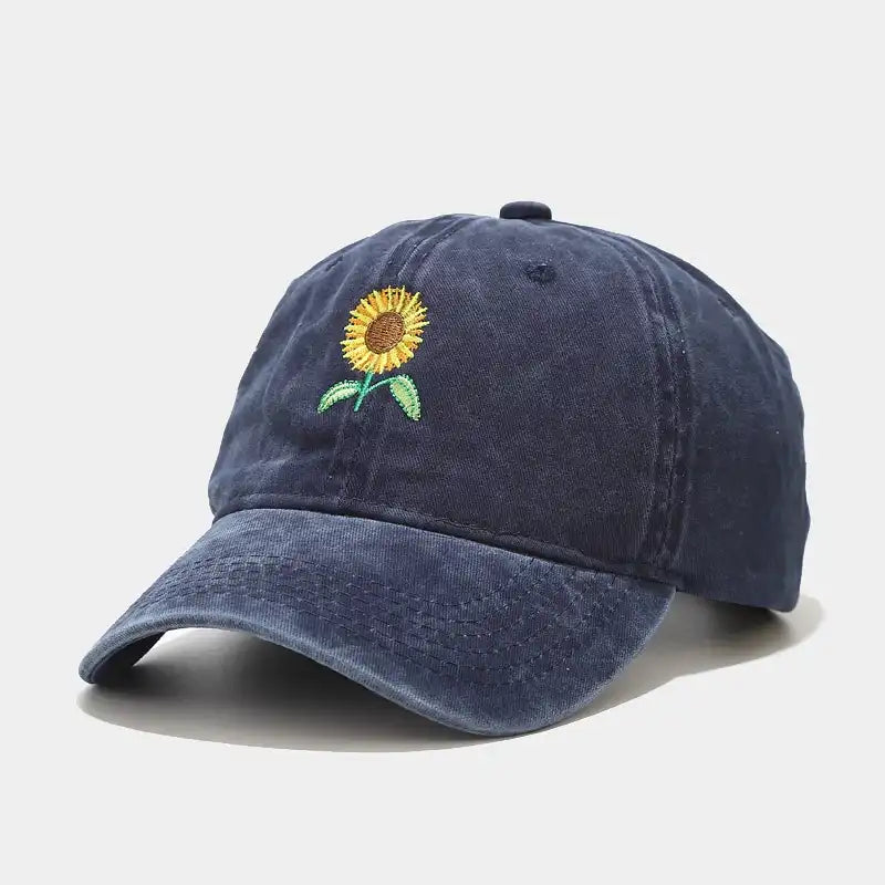 Vintage Sunflower Baseball Cap