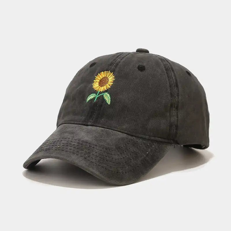 Vintage Sunflower Baseball Cap