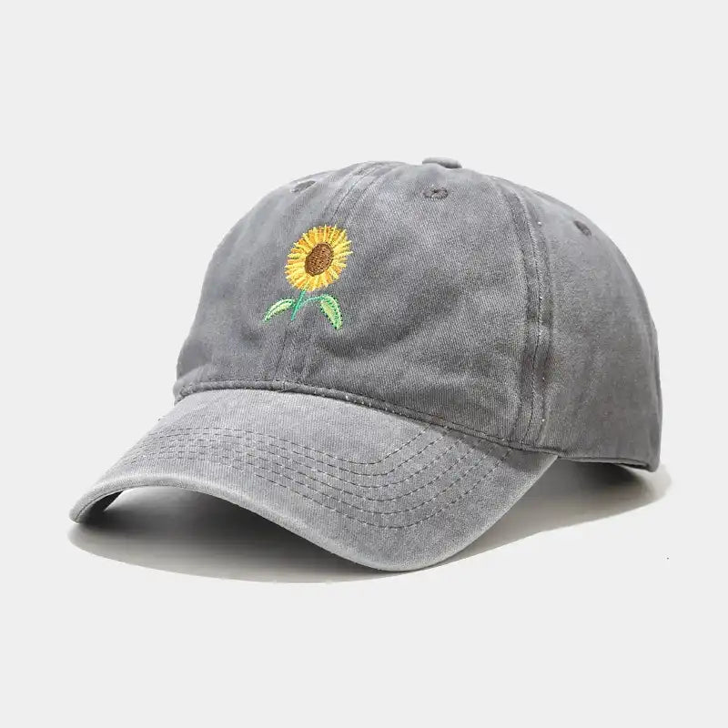 Vintage Sunflower Baseball Cap