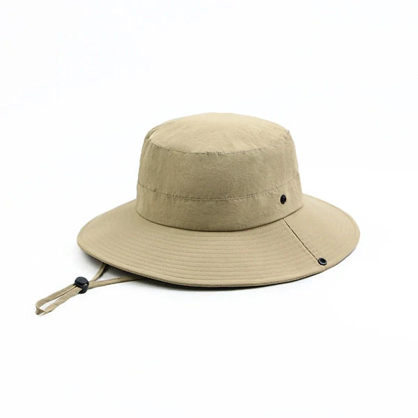 Waterproof Outdoor Sun Hat for Women – Quick-Dry Nylon Bucket Hat with Cowboy Style for Hiking, Camping & Summer Adventures