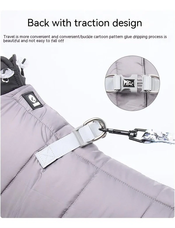 Waterproof Winter Dog Jacket – Cozy & Warm for Small & Medium Dogs