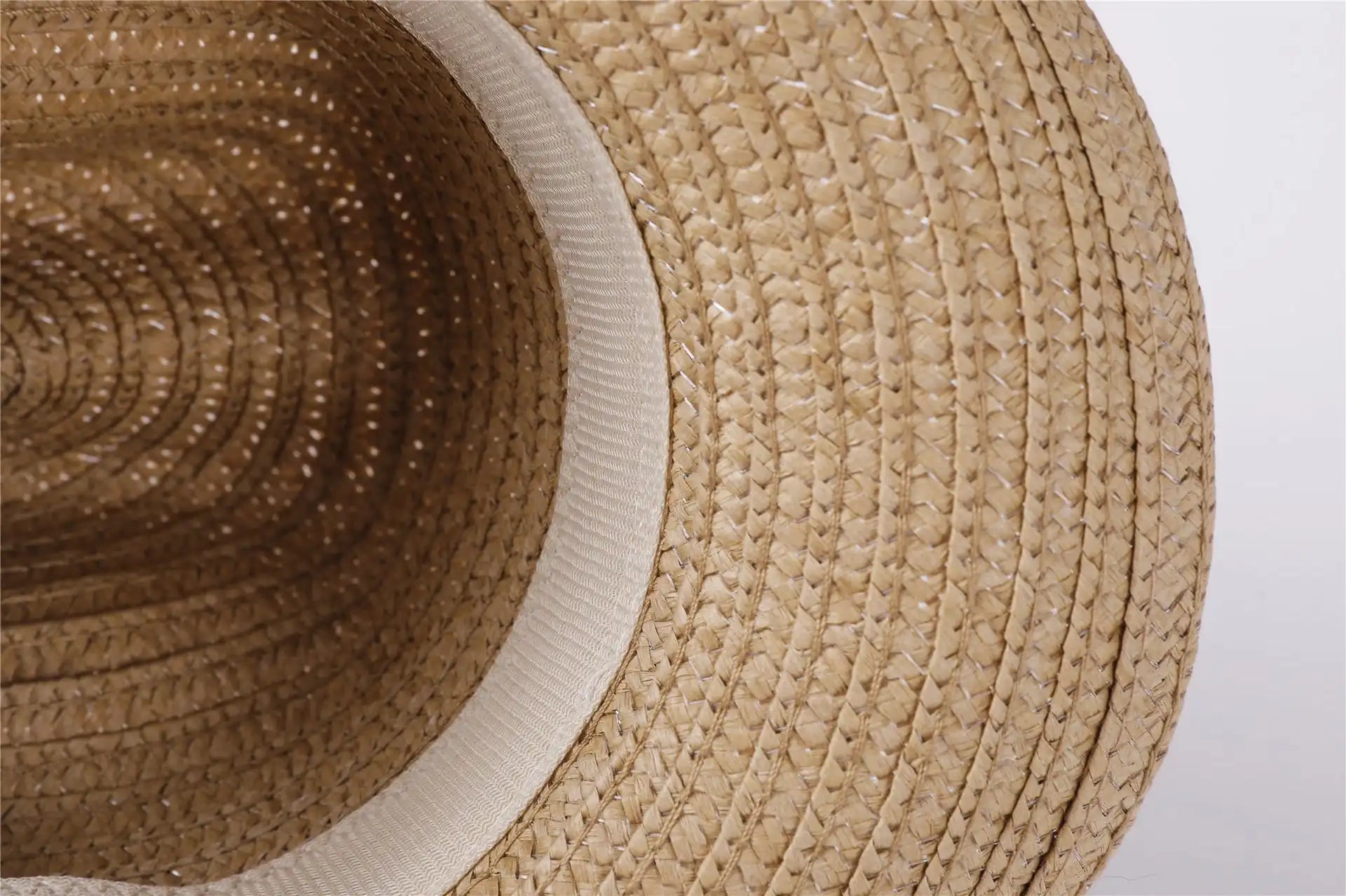 Summer Sun-Protective Beach Straw Cowboy Hat for Adults