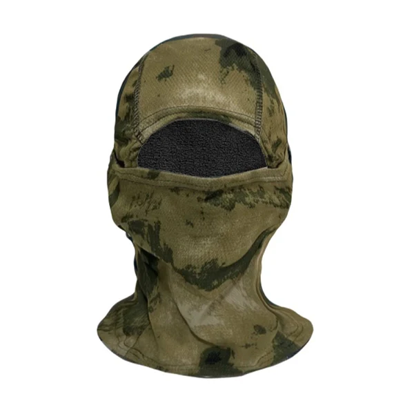 Winter Camouflage Full Face Cycling Mask – Fleece-Lined Windproof Balaclava for Motorcycle Riding