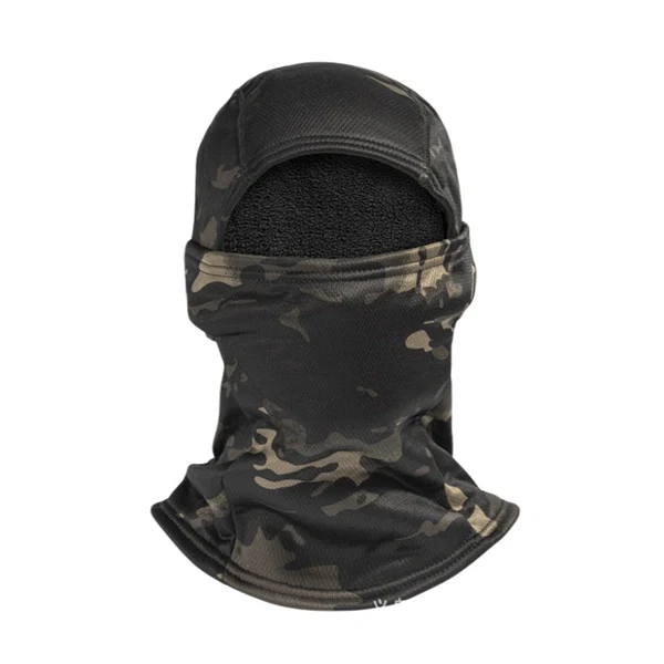 Winter Camouflage Full Face Cycling Mask – Fleece-Lined Windproof Balaclava for Motorcycle Riding