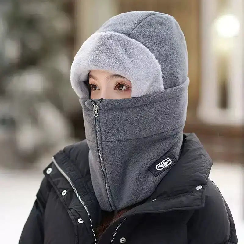 Winter Cycling Balaclava - Windproof Fleece Liner for Bike Helmets