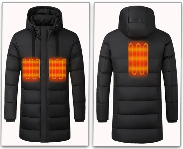 Winter Heated Puffer Coat – Adjustable Electric Warmth
