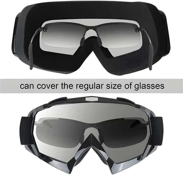 Winter Sports Face Mask with Anti-Fog Goggles - Windproof & UV Protection