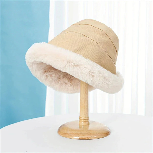 Women’s Winter Warm Plush Ear Protection Fisherman Hat - Cozy & Thick, Perfect Christmas Gift