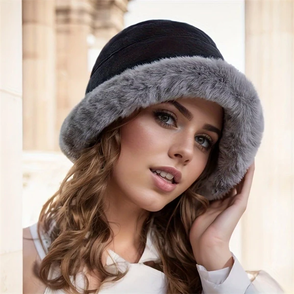 Women’s Winter Warm Plush Ear Protection Fisherman Hat - Cozy & Thick, Perfect Christmas Gift