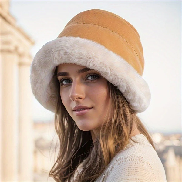 Women’s Winter Warm Plush Ear Protection Fisherman Hat - Cozy & Thick, Perfect Christmas Gift