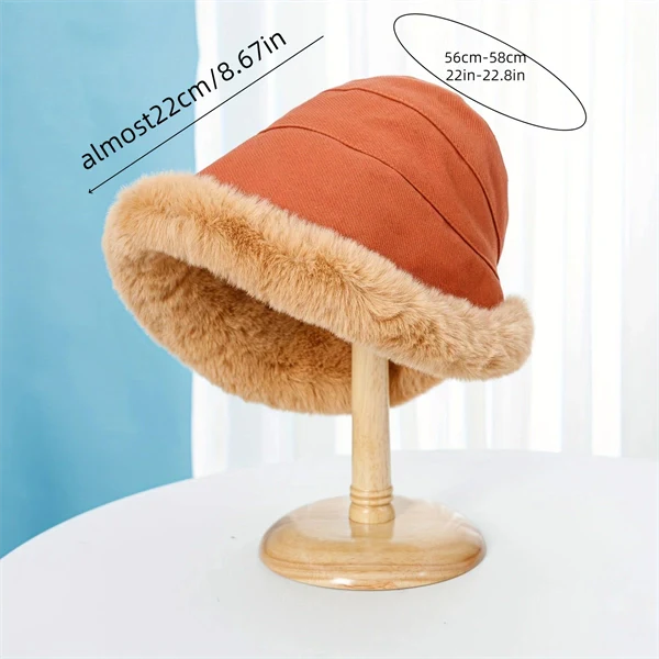 Women’s Winter Warm Plush Ear Protection Fisherman Hat - Cozy & Thick, Perfect Christmas Gift