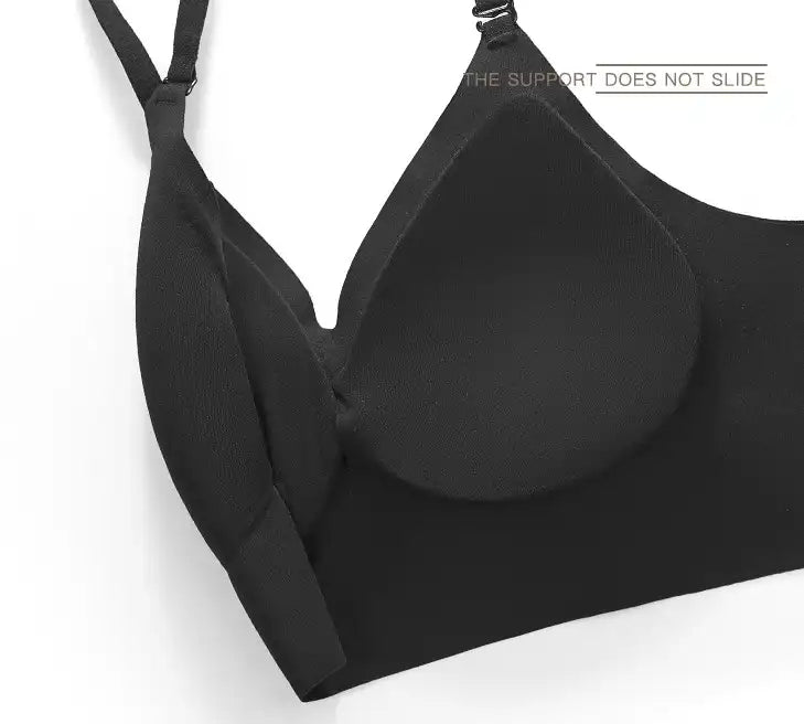 Wireless U-Back Bra - Lightweight Push-Up & Breathable for Summer